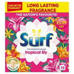 SURF POWDER TROPICAL 10WASH PM 2.99 500g