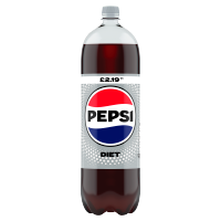 Diet Pepsi Cola Bottle 2L £2.29