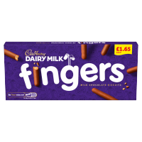 CADBURYS MILK CHOC FINGERS PM 1.65 114g