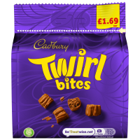 CADBURY TWIRL BITES CHOCOLATE BAG PM 1.69 85g