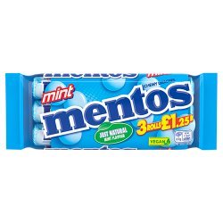 MENTOS MINT 3 PACK 114g