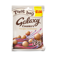 GALAXY COUNTERS CHOC PM 1.50 TREAT BAG 78g