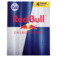 RED BULL ENERGY 4 PACK PM 5.65 250ml