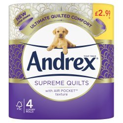 ANDREX ULTIMATE QUILTS PM 2.99 4roll