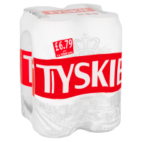 Tyskie 4 Pack PM £6.79