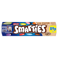 Smarties Milk Chocolate Tube 38g PMP 89p