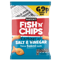 BURTONS FISH & CHIPS SALT & VINEGAR PM 69P 40g