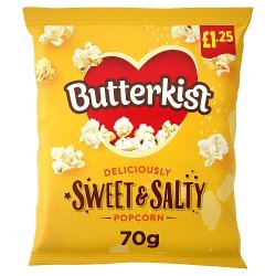 Butterkist Sweet & Salty Popcorn 70g, £1.25 PMP