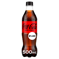COCA COLA COKE ZERO PET PM 1.40 500ml
