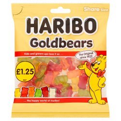 HARIBO GOLD BEARS BAG PM 1.25 140g