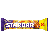 CADBURY STARBAR CHOCOLATE BAR PM 99P 49g