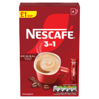 NESCAFE ORIGINAL 3 IN 1 BAG PM 1.00 6x16g