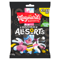 MAYNARDS BASSETTS LIQUORICE ALLSORT PM 1.35 130g