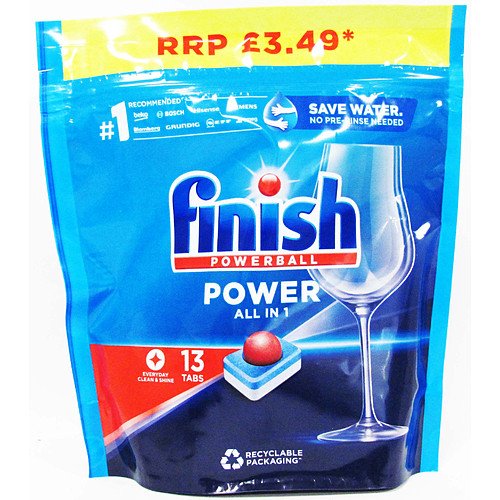 FINISH ALL IN 1 D/WASH TABS PM 3.49 13pk