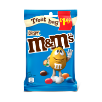 M&M''S CRISPY CHOCOLATE TREAT BAG PM 1.69 77g