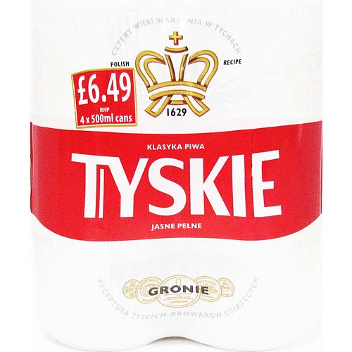 Tyskie 4 Pack PM £6.79