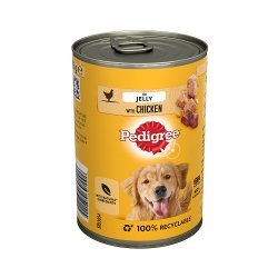 Pedigree Dog Food Tin Chicken in Jelly 385g