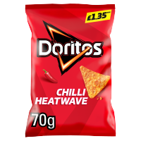 DORITOS CHILLI HEATWAVE TORTILLA CRISPS 1.35PMP 70g