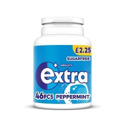 Extra Peppermint Sugarfree Chewing Gum Bottle £2.50 PMP 46 Pieces