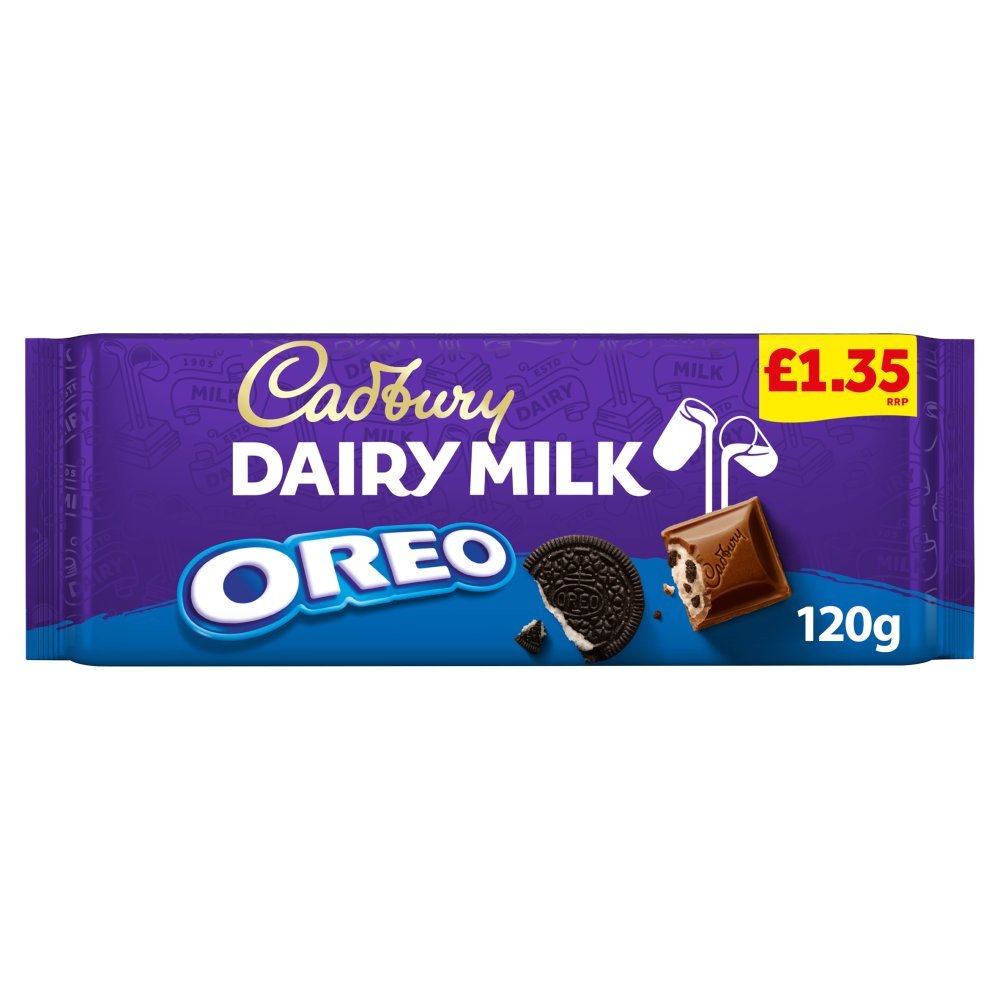 Cadbury Dairy Milk Oreo Chocolate Bar £1.65 PMP 120g