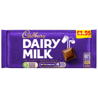 CADBURY DAIRY MILK CHOCOLATE BAR PM 1.95 95g