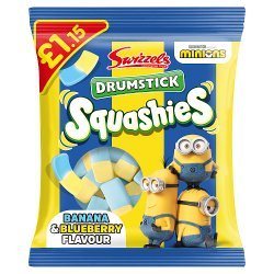 Swizzels  Squashies MINIONS Banana & Blueberry 110g