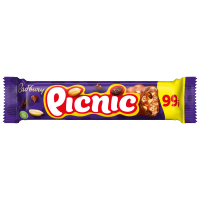 CADBURY PICNIC CHOCOLATE BAR PM 99P 48.4g