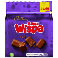CADBURY BITSA WISPA CHOCOLATE BAG PM 1.69 85g